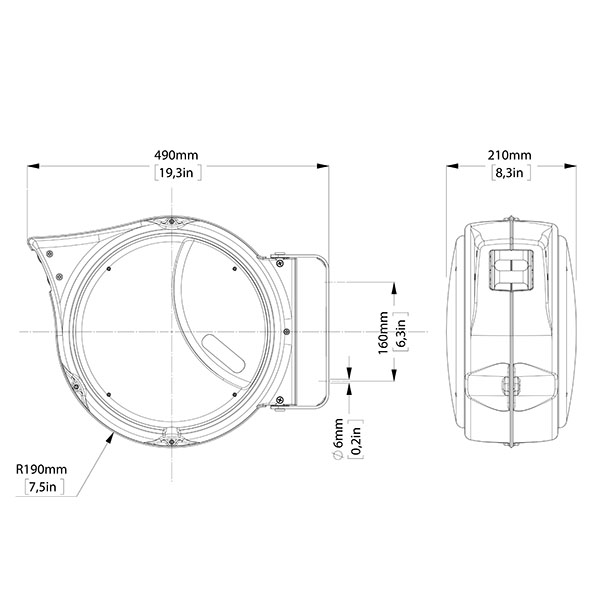 Zeca Avvolgitubo Aria MOD. AM85/10 con Tubo D.MM10 Interno MT16 - FLEXBIMEC - Immagine 4